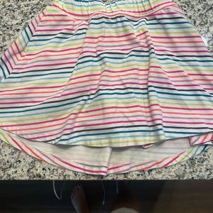 Gently used Gap Kids rainbow skort size S
